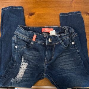 Girls Dark Blue Jeans